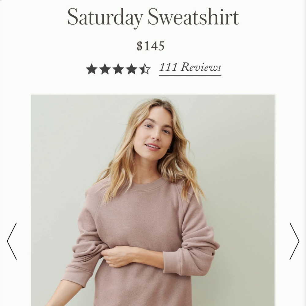 Jenni Kayne Saturday Sweatshirt - M